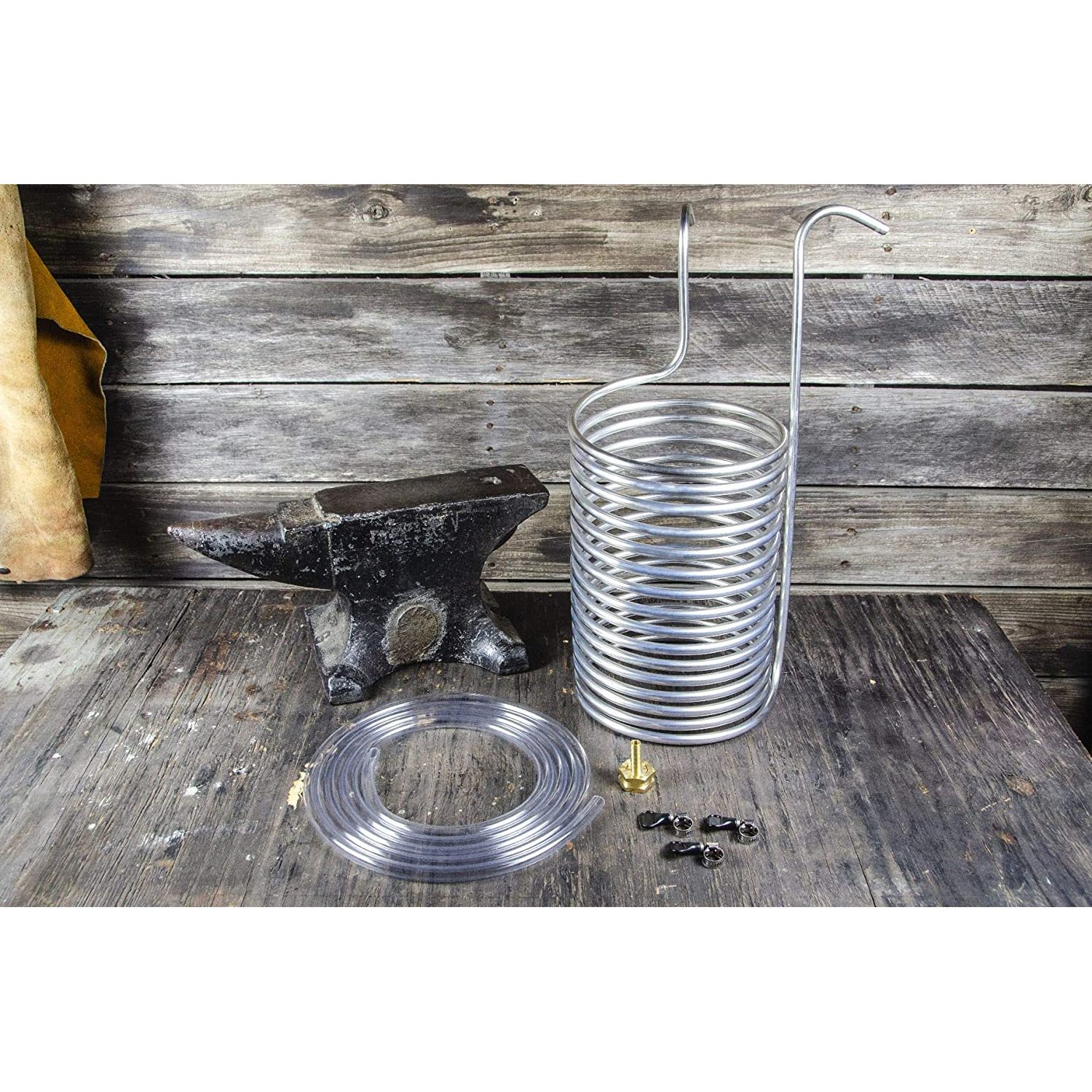 Codllyne IMMERSION CHILLER Stainless Steel Wort Chiller with Hose and