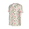 thumbnail image 2 of Rocae Rose Flowers for Breathable Men's Baseball T-Shirt Fashionable Casual Baseball Jersey, Moisture-wicking Sportswear XX-Large, 2 of 9