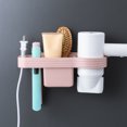 thumbnail image 1 of Kohagoki Hands Free Hair Dryer Holder Storage Box Curling Iron Shelf For Bathroom Organizer Storage Rack Bathroom Accessories Set Home, 1 of 7