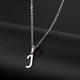 thumbnail image 4 of Collar de acero inoxidable con letras del alfabeto inglés para hombre y mujer, colgante de 26 A-Z con nombre inicial mayúscula, regalo de cumpleaños, 4 of 4