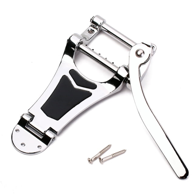 unbranded Tremolo Vibrato Bridge Cromado Para Guitarra Hollow Body Con Barra