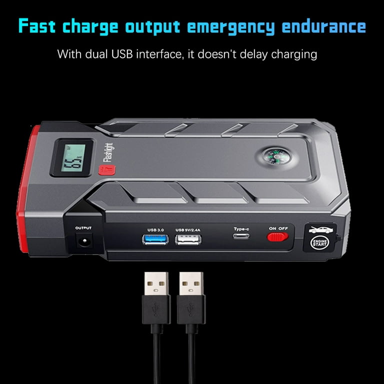 99900mAh Portable Car Jump Starter Booster Jumper Box Power Bank Battery  Charger for 12V Cars Emergency Starter 