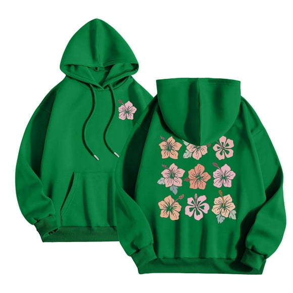 WILLBEST Hoodies Women's Letter Print Hoodies Long Sleeved Hoodie with Pockets eilish hoodie