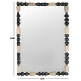thumbnail image 3 of SAFAVIEH Gabbhi 25" x 36" Black/Grey Industrial Wall Mirror, 3 of 6
