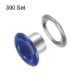 thumbnail image 3 of Uxcell 300set Grommets Kit Metal Eyelets 4.5mm 3/16" Hole Tiny Grommet for Shoes Clothes Belt Tag Dark Blue, 3 of 6