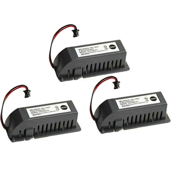 3 PCS 3.6V MR-J3BAT 2000mAh ER6VC119A/B PLC CNC Li-ion Battery for ER6VC119A/B MELSERVO MR70