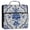 Blue and White Porcelain-style, variant on Water-Resistant 3-Ring Binder Organizer with Multiple Pockets Zipper Binder Bag for Office Blue and White Porcelain-style