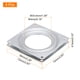 thumbnail image 2 of Hardware Lazy Susan Uxcell, 4Pack 3 Pulgadas Placa Giratoria de Rodamiento de Bola Cuadrada para Torre de DVD, Estantería (Plata), 2 of 5