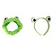 thumbnail image 1 of 2 Piezas Diademas De Rana Verde Para Mujer Diademas Lavadas Para Cabello Grueso Diadema Elástica Para Niñas Diademas De Turbante Para Ella Diademas Anchas Para Mujer Nudo H, 1 of 5