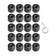 thumbnail image 5 of 20x Universal 17mm Rueda Covers Caps Repuestos Reemplaza Fácil de instalar Tuerca de rueda Pernos Automotriz Auto, 5 of 7