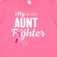 thumbnail image 4 of Inktastic Breast Cancer Awareness My Aunt is a Fighter Boys or Girls Baby T-Shirt, 4 of 5