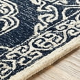 thumbnail image 7 of Mark&Day Wool Rugs, 10x14 Arezzo Traditional Dark Blue Area Rug, Blue Grey Beige Carpet for Living Room, Bedroom or Kitchen (9'9" x 13'9"), 7 of 7