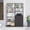 Multicolor, variant on Multicolor 2-Piece Home Bookcase | Versatile Storage for Office or Study, Contemporary Style | High-Quality Particle Board | Keep Your Space in Order