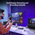 thumbnail image 4 of Ugreen 4K Video Capture Card Full Hd 1080P 60Fps Usb/Type-C 3.0 Hdmi Video Capture Device With Ultra-Low Latency For Streaming Gaming And Conferencing Compatible With Switch Ps4/5 Pc And Mac, 4 of 5