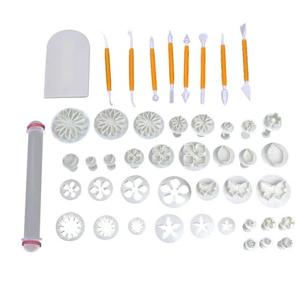 

14 Types 46 Pieces Fondant Cake Cookie Chocolate Mold Printing Embossing Mold Cake Mould