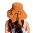 thumbnail image 6 of Shihyeh Women Wide Brim Summer Sun Hat Wired Edge Beach Bucket Fishing Hats Reversible Foldable Travel UV Protection, 6 of 6