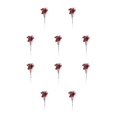 thumbnail image 2 of Moyic Navidad bayas artificiales pino cono flor rama simulación sala de estar dormitorio boda vacaciones decoración rojo Rojo 10piezas Moyic CBP443374, 2 of 4