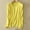 65#Yellow, variant on Woman Round Neck Long Sleeve Solid Color Capless Fashion Fallow Commuting Jacket