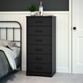 thumbnail image 5 of Prepac Rustic Ridge Farmhouse Dresser, Black Dresser for Bedroom, Chest of Drawers with 6 Drawers 18.5"D x 23.75"W x 51.5"H, BDBH-1606-1, 5 of 12