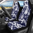 thumbnail image 2 of XYZCANDO Floral Tropical Leaves Car Seat Covers Set of 2 Removable Front Seat Cover Automotive Car Interior car Front Seats, Decorative Interior Decor Truck SUV, 2 of 10