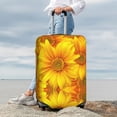 thumbnail image 6 of Picia 3D Sunflowers Luggage Protector Cover Thicken Suitcase Protector Cover Fit 18-32 Inch Luggage-X-Large, 6 of 9