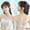 Gray, variant on Haoxianjian Bra for Girls Teens & Petites Women Lightly Padded A Cup Bras Strape Cotton Wireless Light Padded Bralette