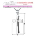 thumbnail image 5 of Collar Catolicos SacredGleam03 3Pzas Plata Collar Triple Cruz Dije 3x5.3cm Metal. High Monaco MXEEG-003, 5 of 5