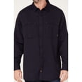 thumbnail image 3 of Hawx Work Gear Men's Fr Vented Solid Long Sleeve Button-Down Work Shirt - HXFRSP22W38-NVY, 3 of 4