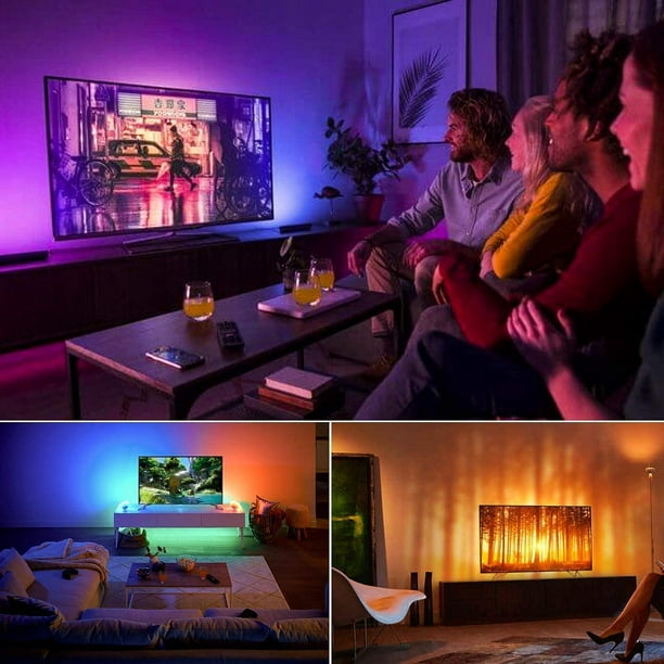 Tv Led rétro-éclairage, lumières LED pour TV avec télécommande