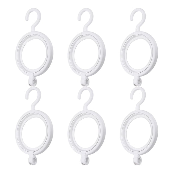 6PCS Versatile Over Door Hat Hooks Space Saving Hanger for Easy Access