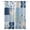 Blue, variant on Boho Spring Floral Blackout Curtains for Bedroom Living Room Darkening Curtains 63 Inches Long Vintage Flowers Patchwork Plaid Pink Window Curtain 2 Panels Set Window Treatment Grommet Drapes 52"x63"