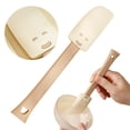 thumbnail image 3 of 1 Pc Silicone Pastry Spatula, Heat-Resistant Non-stick Spatulas, Small Flexible Scrapers for Baking, Cooking, Mixing, Stirring, Scraping, 8.93 x 1.57 Inch, 3 of 7