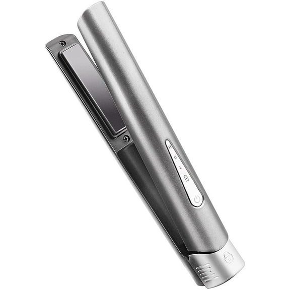 CNV Cordless 2 in 1 Hair Straightener and Curler ,Travel Rechargeable Battery Operated Hair Straightener 4800mAh,Mini Size Easy Carry,Titanium Plate Straightener Curling Iron