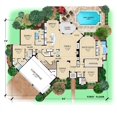 thumbnail image 6 of 015-841 Luxury Traditional 3 Bed, 4 Bath Luxury Home Plan, 4099 Sq Ft, Full Blueprints with License to Build by Home Plan Marketplace - Lesuto, 6 of 7