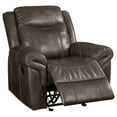 thumbnail image 5 of ACME Lydia Glider Recliner in Brown Leather Aire, 5 of 6