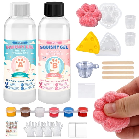 Kit de Arte y Manualidades TJINHEZ Taba Squishy Gel 198g