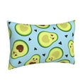 thumbnail image 2 of Balery Avocado And Hearts Pillow Covers,Bed Pilowcases,Reversible Plush Throw Pillow Covers End Pillow Encasement,Pillow Case - 14"X20", 2 of 9