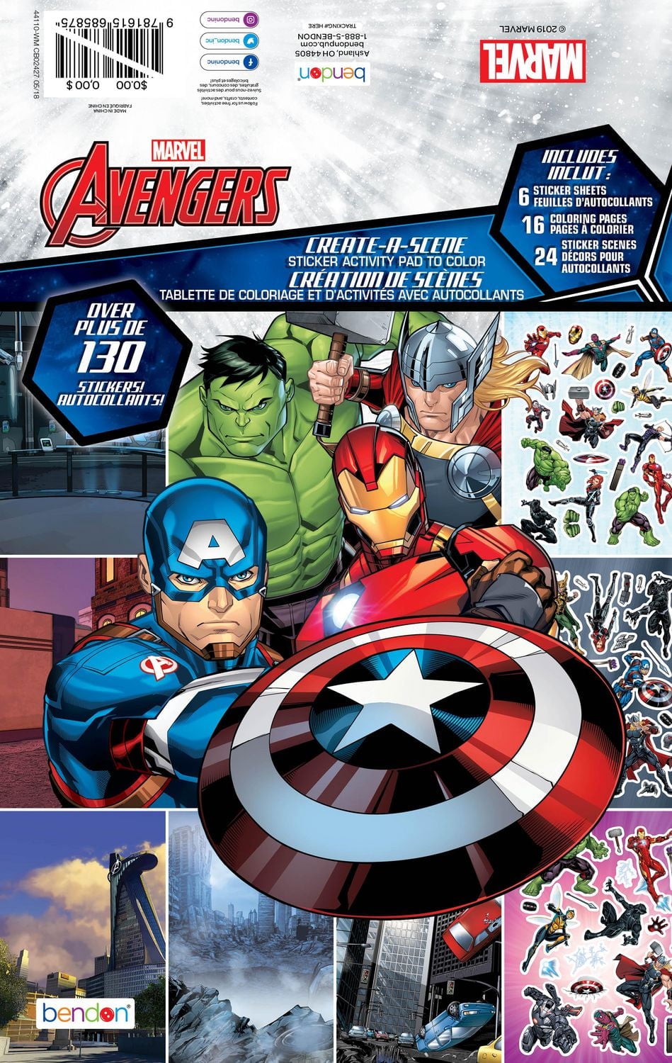Marvel Avengers Create-A-Scene