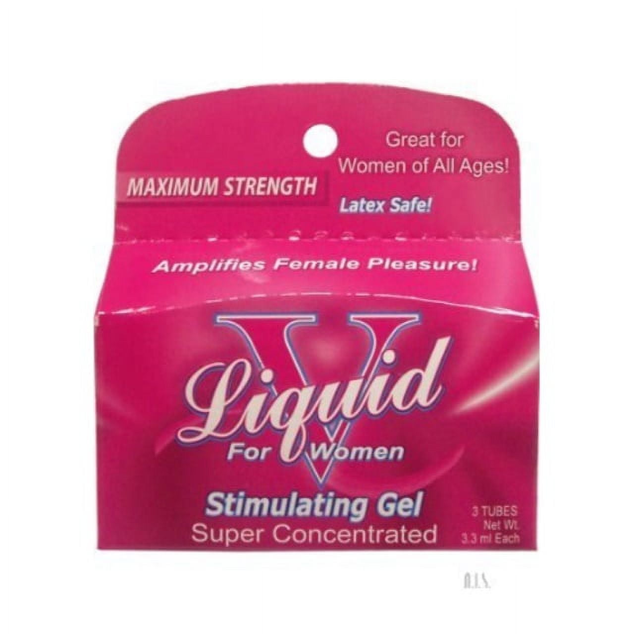 vibezz female vibrating gel Vibezz Female Arousal Gel Intensifying Stimulating Cooling & Tingling Lube,  Stick Pack (Bowl of 50) main image 1