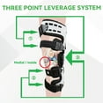 thumbnail image 5 of Orthomen White OA Unloader Knee Brace Arthritis Pain for Women and Men (Right), 5 of 9