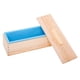 thumbnail image 5 of Molde de silicona para jabón con tapa de madera, herramienta de bricolaje para hacer jabón artesanal, 1200 g Azul, 5 of 9