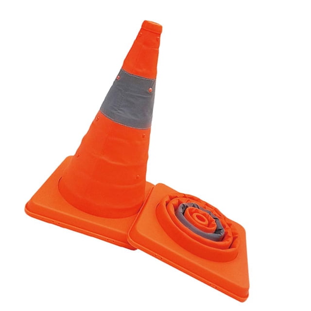 Cono de Tráfico Vial Multiusos Plegable Hacia Arriba Seguridad de en La Carretera Nuevo Macarena Cono de carretera plegable telescópico