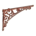 thumbnail image 5 of Wall Shelf Bracket Shelving Bracket Corner Brace Vintage Style Rose Gold for Farmhouse Kitchen Pantry Shelves, 5 of 9