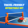 thumbnail image 5 of GSE Games & Sports Expert Portable Retractable Table Tennis Net Set, 74" Long, PE Material, Orange, 5 of 7