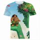 thumbnail image 1 of Moana dibujos animados Anime Kleidung Für Kinder Sommer Kurzarm 3D Druck Frauen camiseta Casual Übergroßen männer camisetas xuanjing unisex, 1 of 2