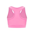 thumbnail image 2 of CHICTRY Kids Girls Sports Vest Sleeveless Shiny Rhinestone Racerback Crop Top Gymnastics Dance Tops Pink 8, 2 of 5