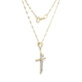 thumbnail image 3 of Cadena y Dije Cristo 2.1 cm Oro 14k Sólido, 3 of 7