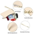 thumbnail image 3 of Sendefn Women's Wristlet Clutch Slim Leather Wallet RFID Blocking Handbag, 3 of 7