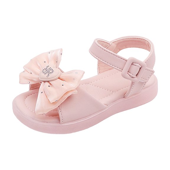 Tigivemen Toddler Sandals Girl Summer Water Shoes for Kids Beach Shoetoddler Flat Sandals with Adjustable Ankle Strap Pink Size 8