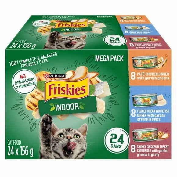 Friskies Assortiment Assortiment Intérieur, Nourriture Humide pour Chat 24 x 156 g